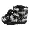 UGG Klassische Maxi Wellenlänge Kurzer Stiefel Schwarz Weiß Damen Sneaker 1134610-BWHT