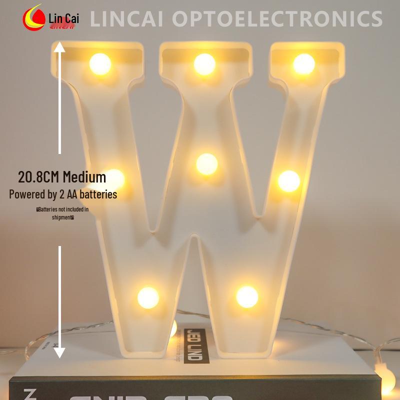 LED Alphabet Light Signs for 'Marry Me' Proposals and Birthdays – 26 Luminous Letters