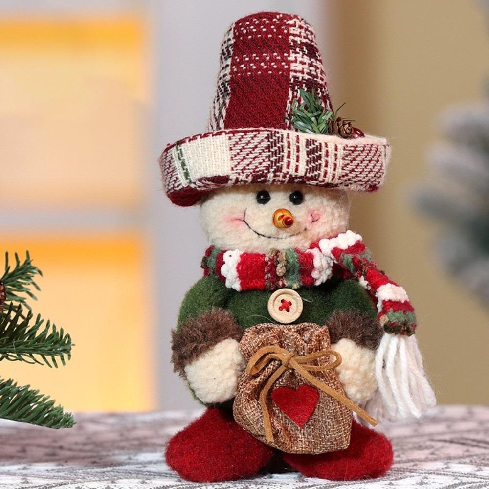 Standing Snowman Christmas Decoration Lightweight Window Display Snowman Christmas Party Decor