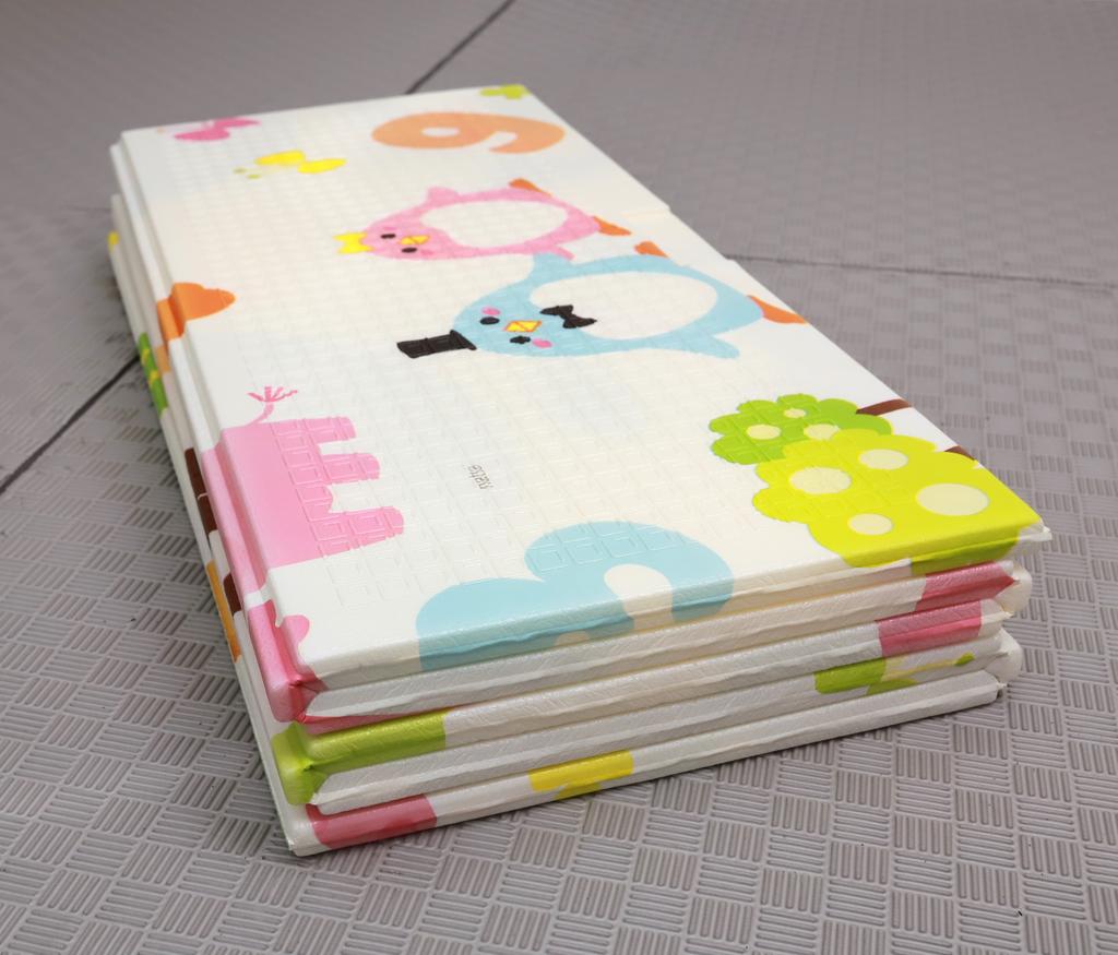 folding mat 150x180x1cm - monkeys/ giraffe