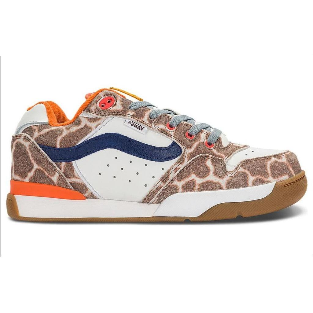 Gallery Dept. X Vans Rowley Fashion Durable Low-Top Skate Shoes Unisex Sneakers Orange White Brown VN000E21CQA1