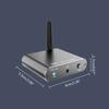 D300 Alloy Wireless Audio Adapter Bluetooth-compatible5.2 Audio Receiver Support Coaxial/Aux Audio /Optical Fiber Output