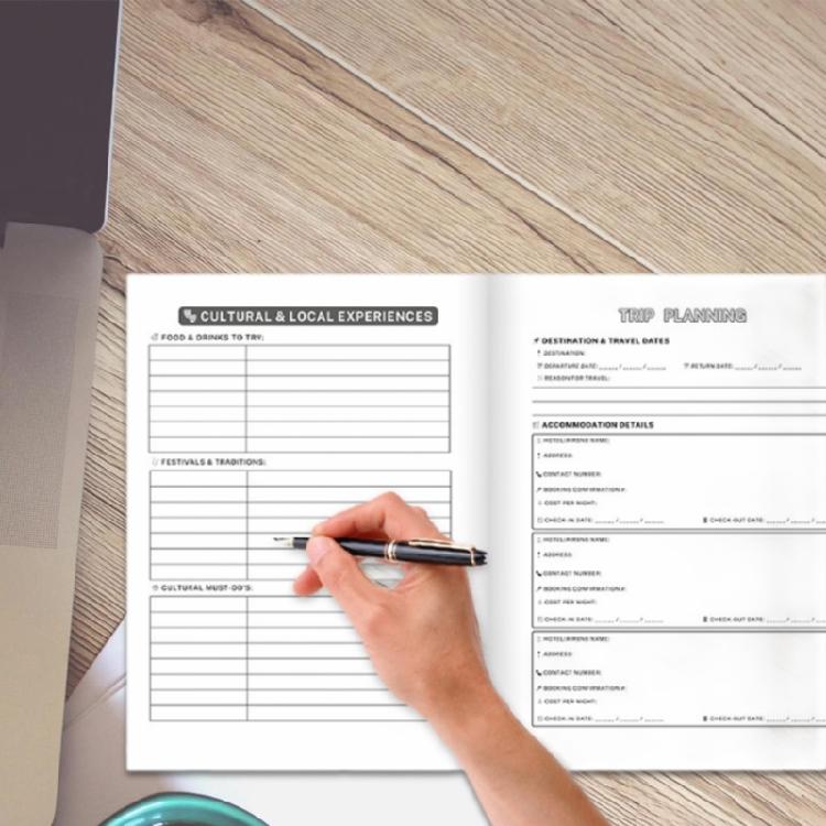 Travel Journal Notebook for Capturing Memory and Adventures Travel Scrapbook Vacation Itinerary Organizers Planner Gift