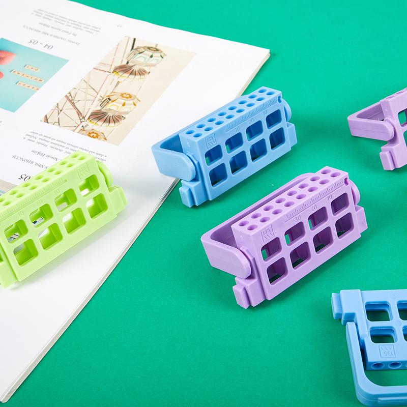 Dental Endo Files Holder 8/16 Holes 3 Colos Endo Stand Endo Tray For Endodontic Files Organizer Endo Box