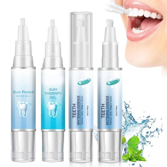 4ML Teeth Cleaning Gel Pen Gum Protection Repair Dental Gel Enamel Safe Teeth Plaque Stain Removal Oral Care Dental Cleaning Gel