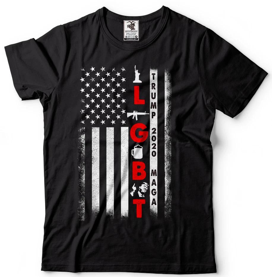 Donald Trump T-shirts Liberty Guns Beer Trump USA Flag MAGA Trump For President XL