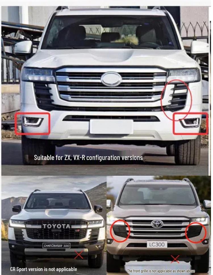 Land Cruiser LC300 Front Bumper Daytime Running Lights 2022-2025