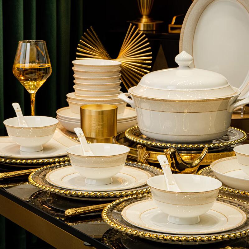 Jingdezhen Underglaze Ceramic Dinnerware Set