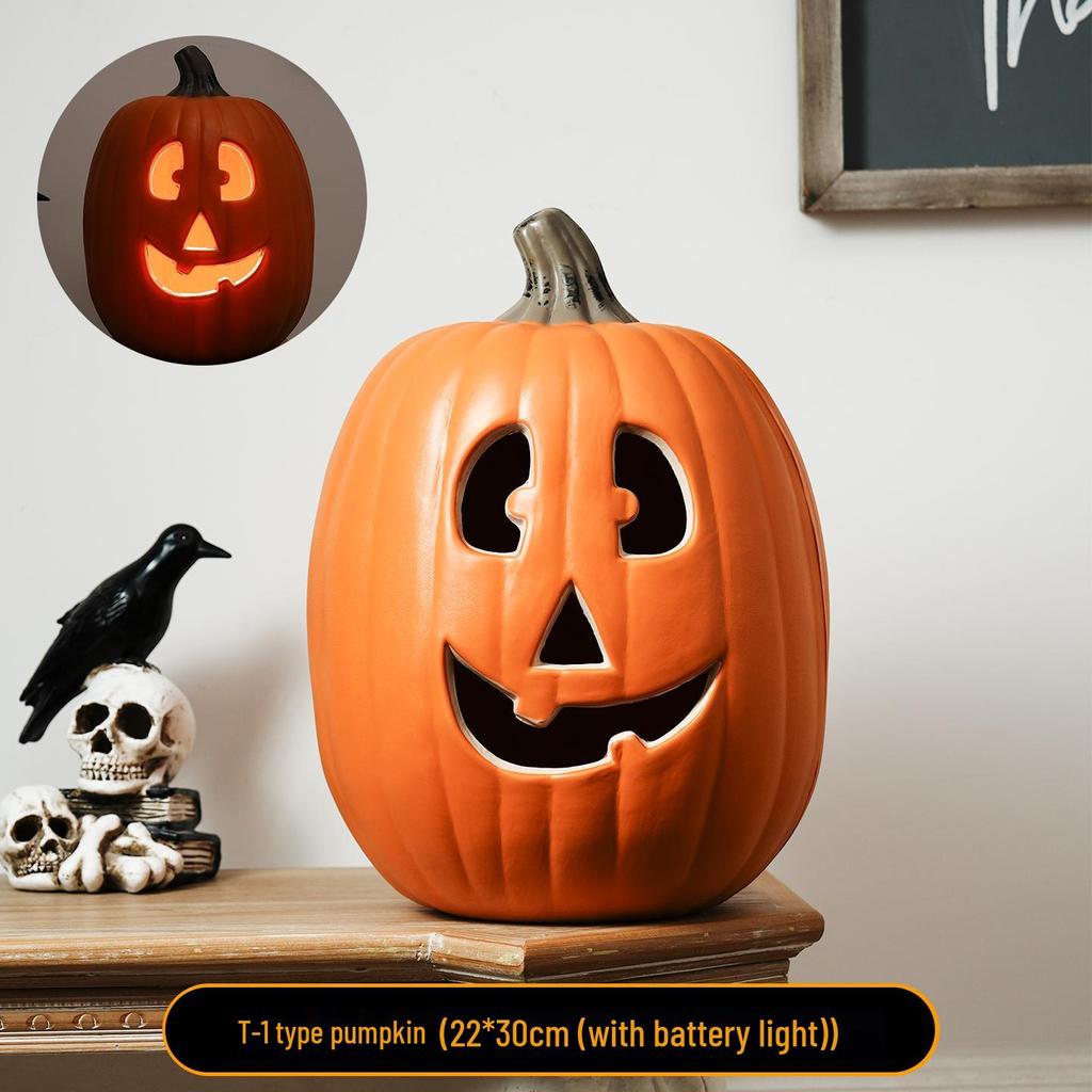 Halloween Large Pumpkin Lantern: Festive Decor for Doorways, Bars, and Shops