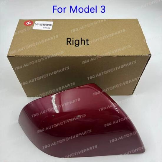 Side Mirror Cover For Tesla Model 3 2018 -  Wing View Mirror Shell Cap Cover