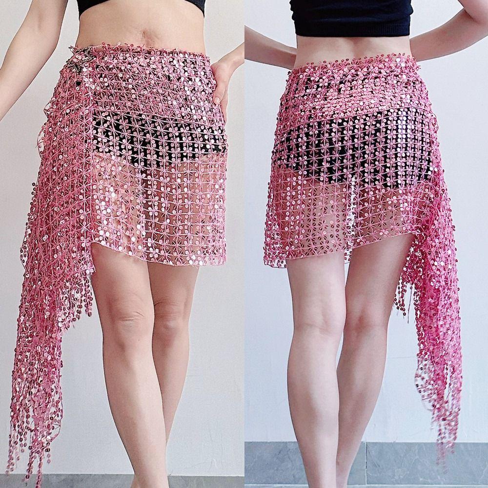 Sequins Belly Dance Belt Hollow Out Belly Dance Costumes Belly Dancing Scarf Belly Dancing Belt