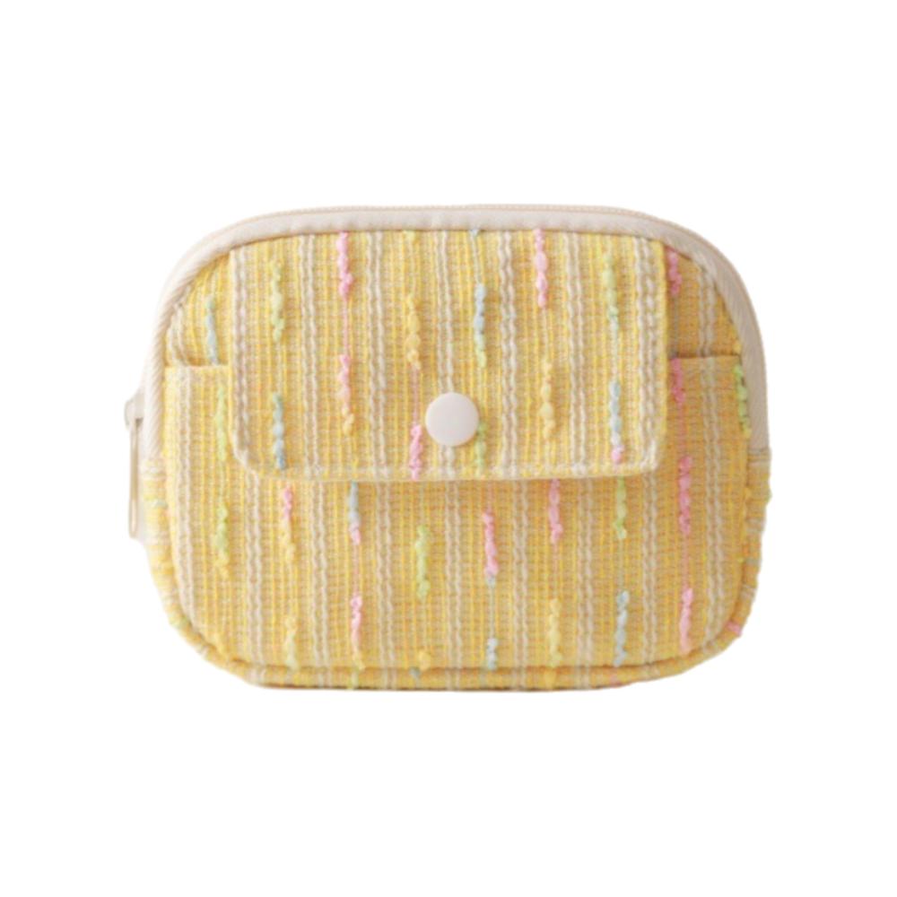 

Multifunctional Flip Up Coin Purse Large Capacity Lipstick Bag Daily Use