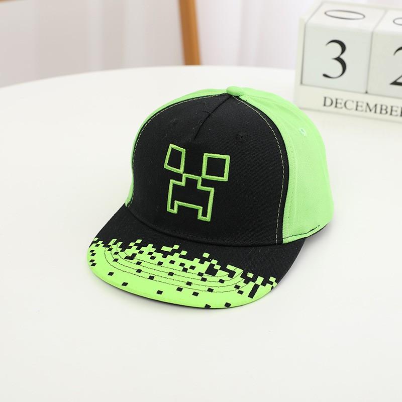 

Children s Hat Cartoon Flat Hat Spring Sun Hip-hop Hat Colorful Baseball Cap. One Size чёрный