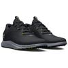 Under Armour Charged Draw 2 Spikeless Golf Black Steel Men Sneakers 3026399-001