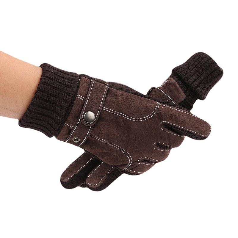 

Men s Winter Ski & Cycling Leather Gloves