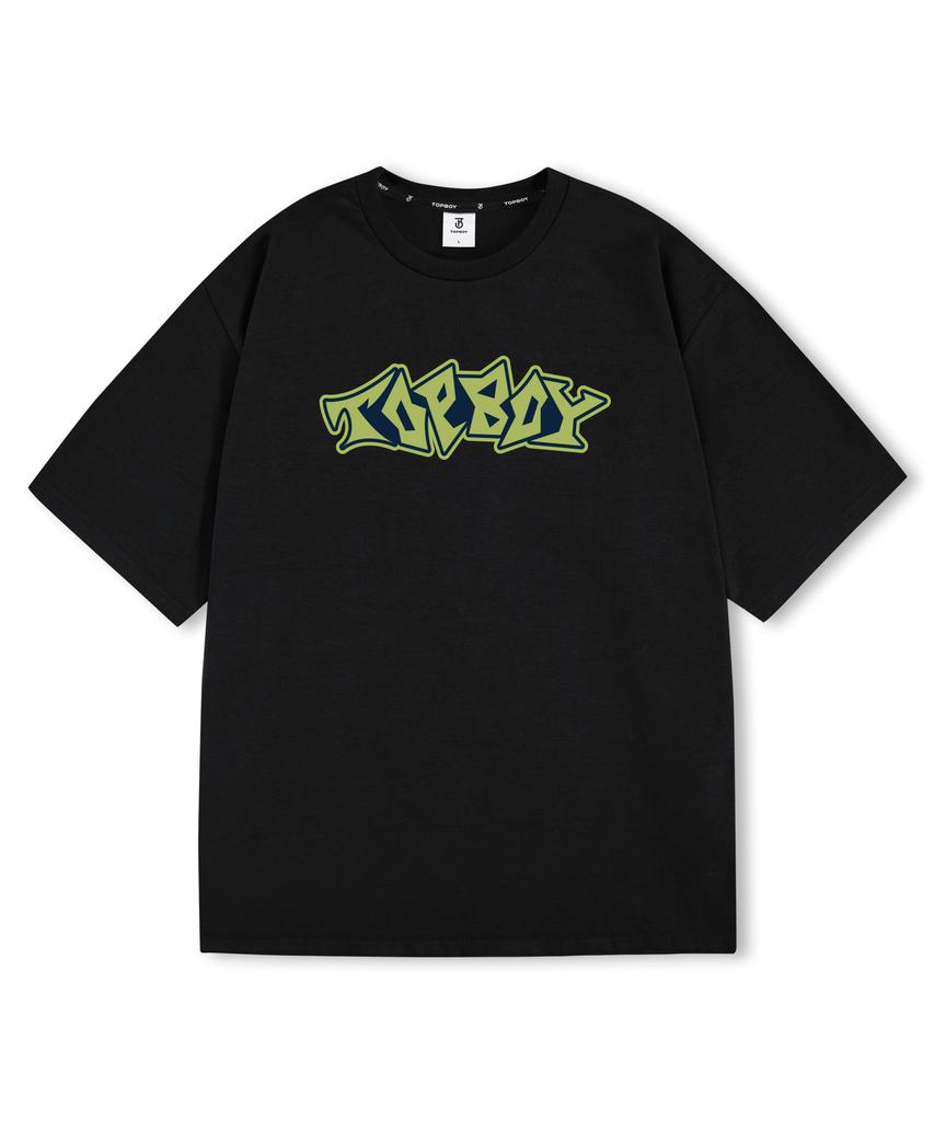 TOPBOY Graffiti Oversized Short Sleeve T-Shirt (Type B)