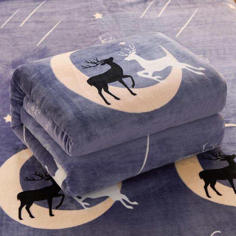 1pc Warm Blanket for Winter Single/Queen/King Size Coral Fleece Flannel Blanket for Sofa High Quality Plaids for Beds