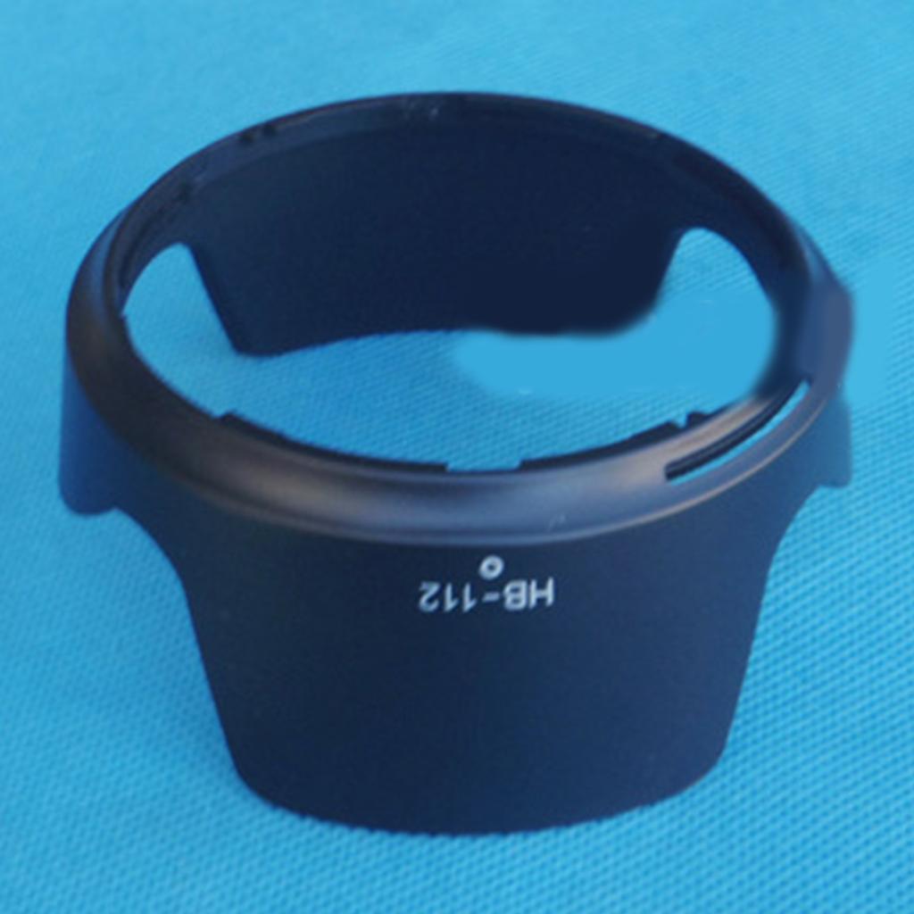 HB-112 for Nikon NIKKOR Z DX 12-28mm F/3.5-5.6 PZ VR Lens Black Plastic Bayonet Lens Hood Camera Accessories