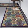 1PC Retro American Kitchen Soft Diatomized Mud Floor Mat Long Strip Combination Wash Waterproof And Oil Proof Foot Mat