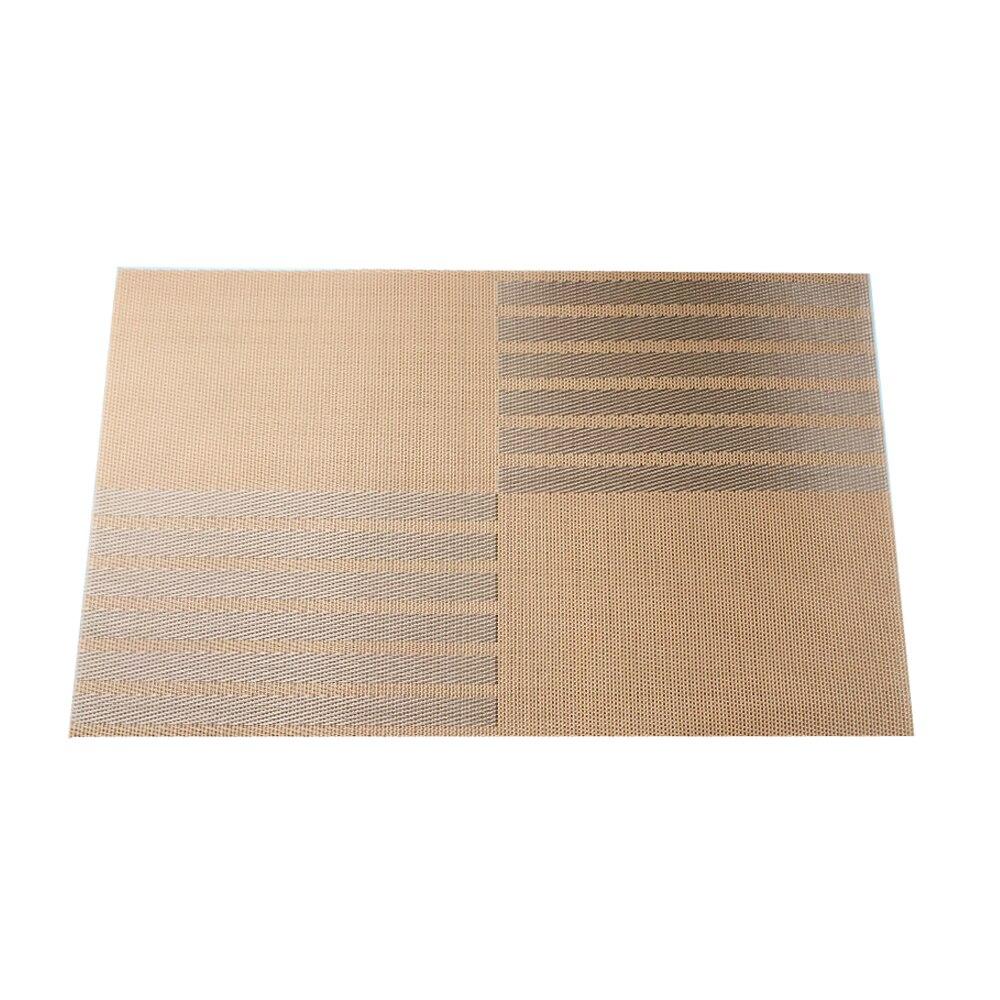 4Pcs Placemats Dinning Table Place Mats Set Non-slip Insulation PVC Placement Waterproof Heat-resistant Kitchen Table Mats