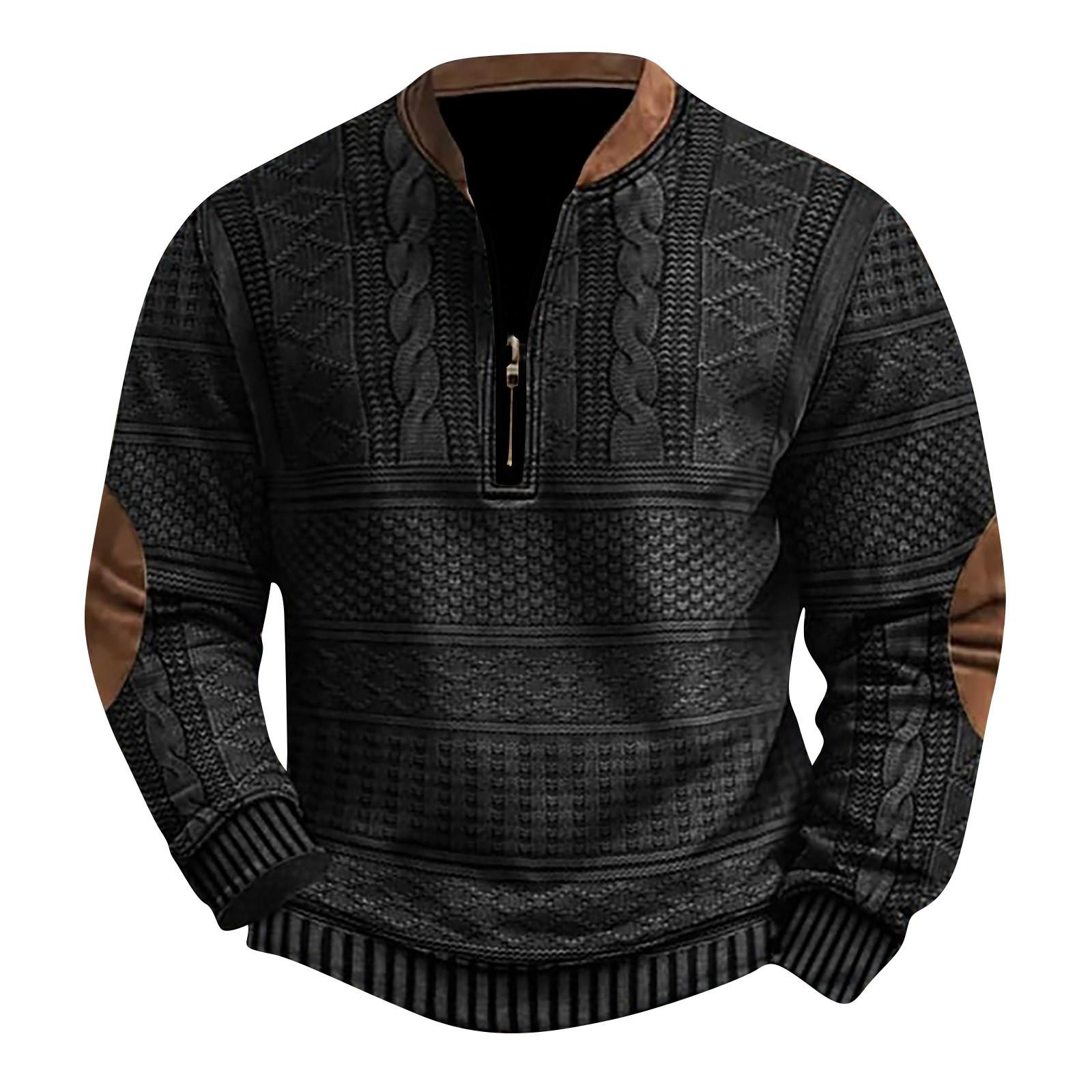 

Мужская повседневная толстовка в стиле ретро с градиентным принтом XXXL чёрный