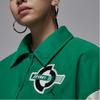Jordan Warm Comfortable Simple Solid Color Jacket Women Jacket Green HV0404365