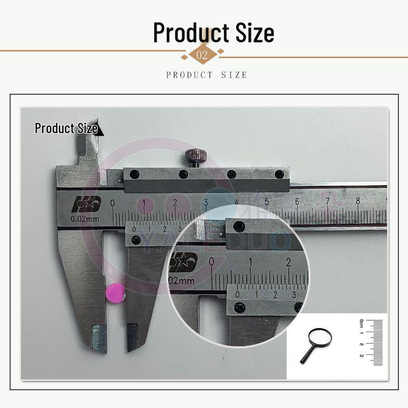 Yaleduo 6mm Flache Runde Pailletten ohne Loch für DIY-Bastelarbeiten, Handy-Dekor, Epoxidharz-Kunst und Nageldesign