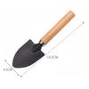 3-Piece Mini Gardening Tool Set Iron Steel Hand Trowel Transplant Spade Rake Suitable for Succulent Bonsai Indoor Plants Miniature Landscape Creation
