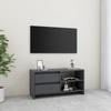 VidaXL TV Cabinet Grey 80x31x39 Cm Solid Pine Wood