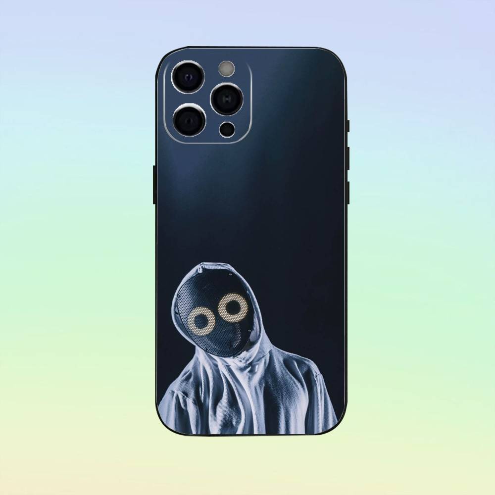 B-Boywithuke TOXIC IDGAF Phone Case For iPhone 17,16,15,14,13,12,11 ,Soft Silicone Black Cover