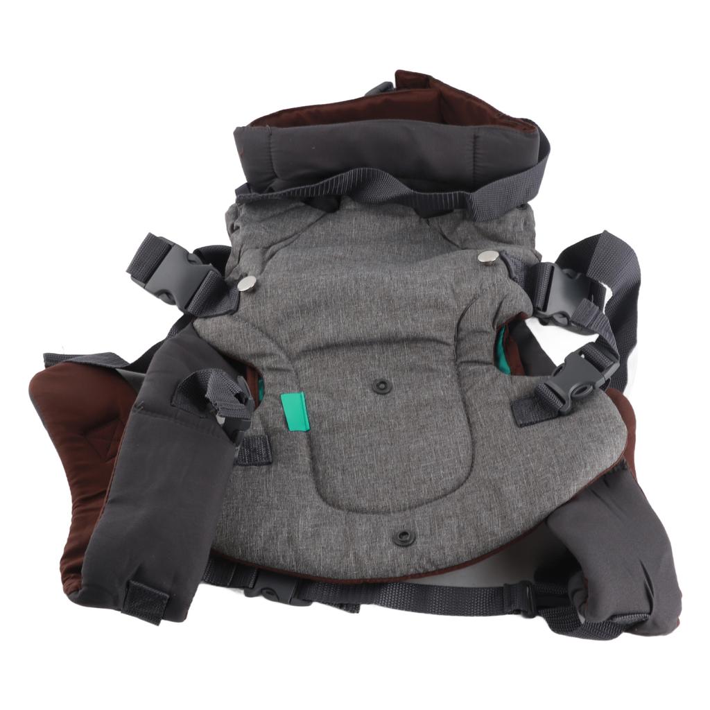 4 in 1 Konvertierbare Trage mit Sabbertuch Ergonomisch Wasserfest Verstellbar Atmungsaktiv für Neugeborene