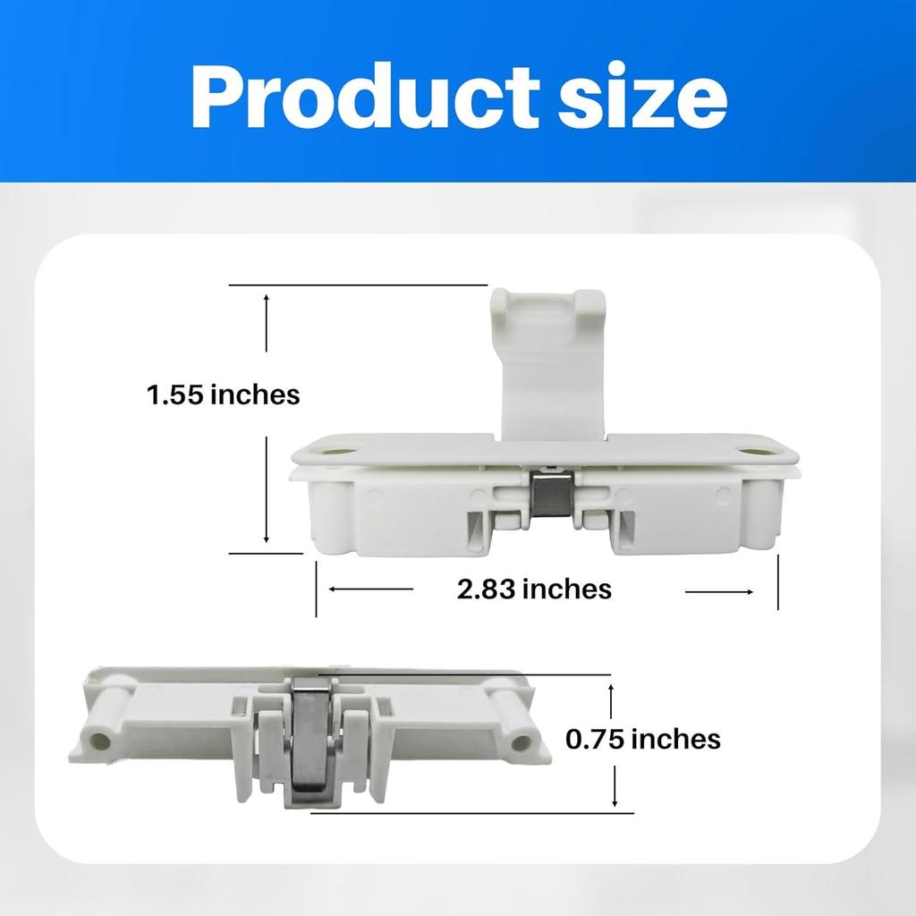 W10837741, W10714899 Waschmaschinenklappe Riegel, Riegel für amana Waschmaschinen Teile, Kompatibel mit amana whirlpool kenmore maytag crosley lnglis roper