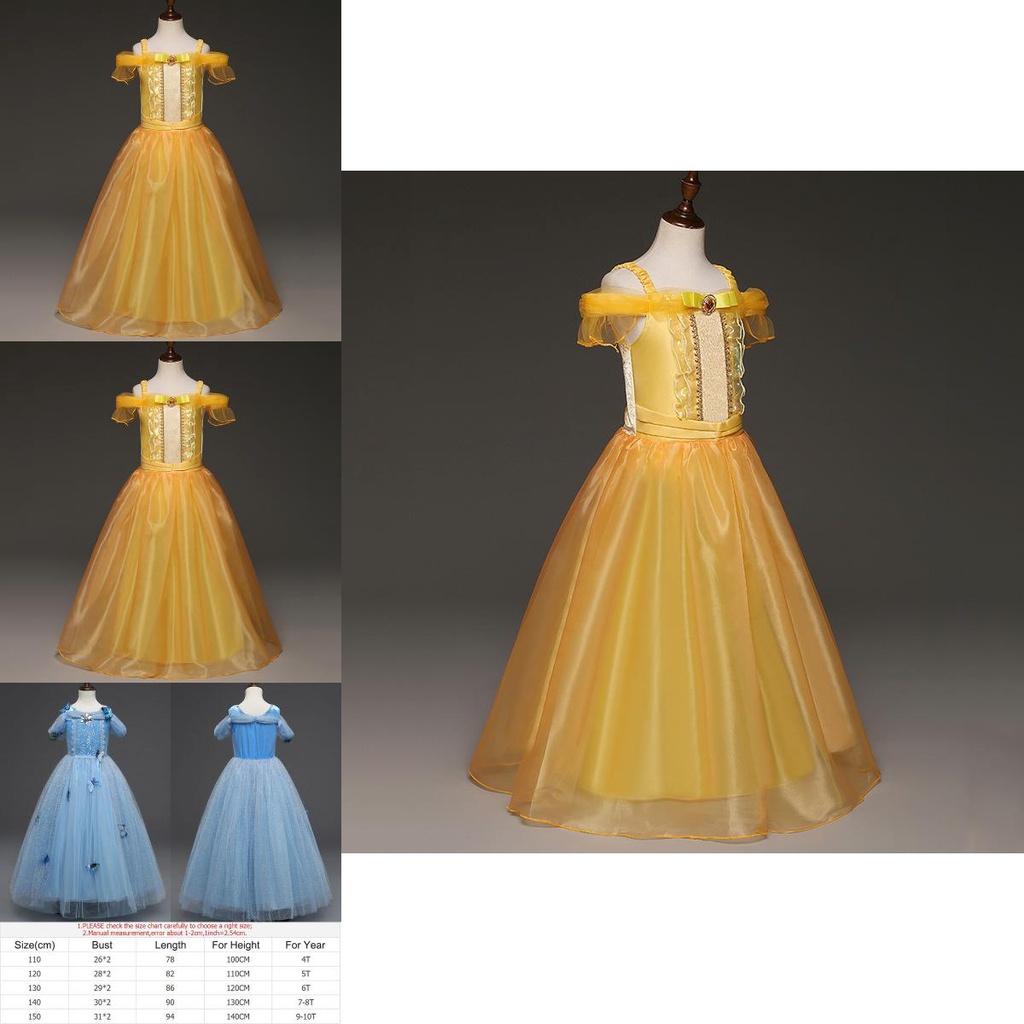 Elegantes Prinzessinnenkleid für Mädchen Perfekt für Cosplay- und Halloween-Partys