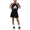adidas SS23 Chapter 03 Logo Print Knit T-Shirt Unisex Tops Black IR8492