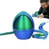 3D Snake Eggs Home Snake Egg Decor 3D Printed Snake with Gear Egg Flexible Animals Cute Egg Figure for Desk Decoration