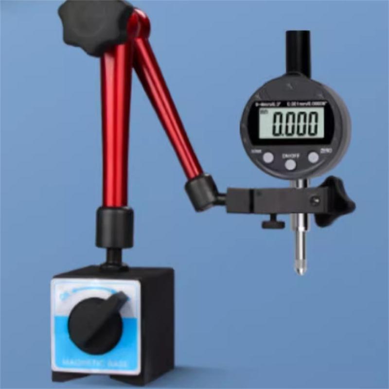 Electronic Digital Dial Indicator 8mm/3'' Digital ProbeIndicator Dial Test Gauges Highs Resolution 0.01mm/0.0005"
