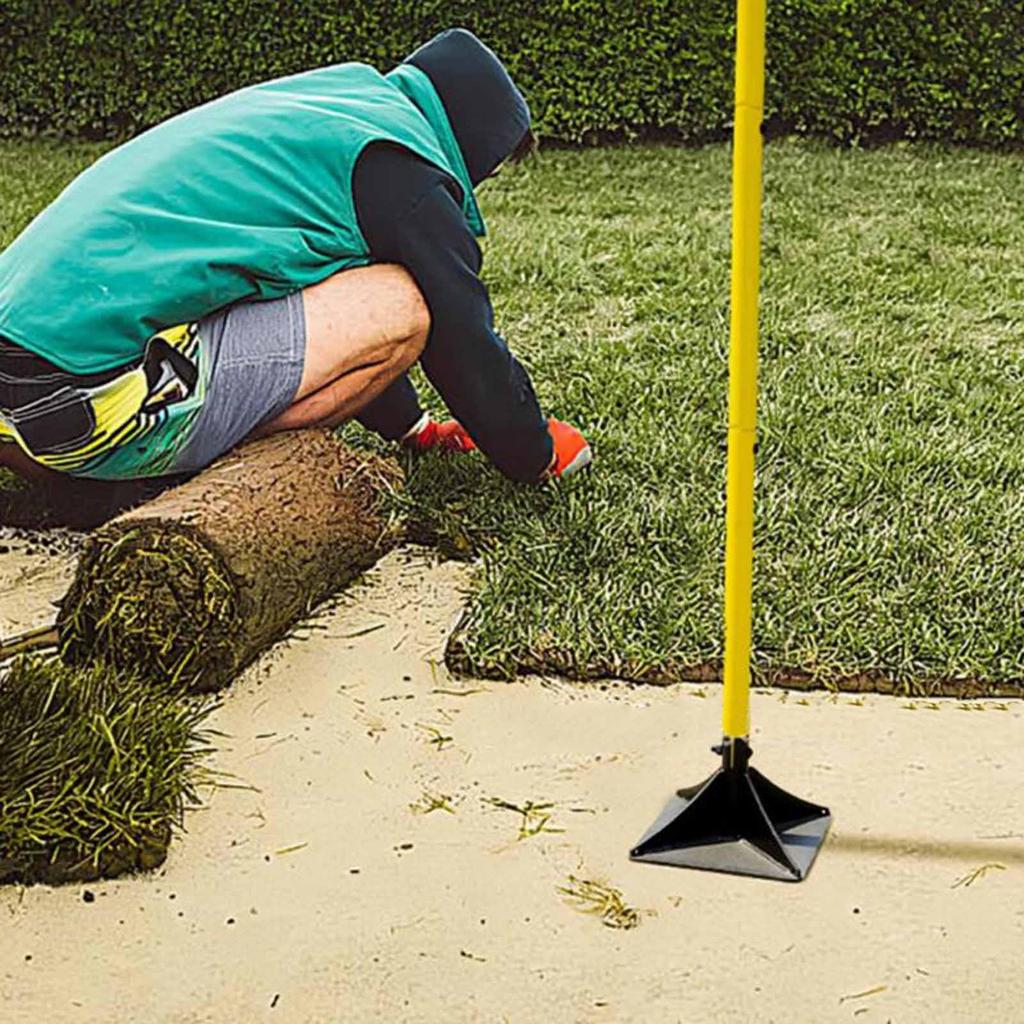 Garden Tamper, Easytouse Gardening Tool, with Cm Handle for Repairing Paving Stones, Leveling The