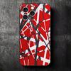 Eddie Van Halen Graphic Guitar Soft Phone Case for iPhone 16 16E 17 Air 15 Pro Max 14 Plus 13 Mini 11 12 7 Black Cover Back Shel