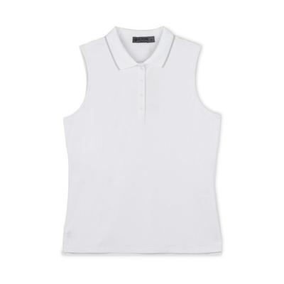 G Fore Women S Pleated Collar Polo G4lc0k804 Sno