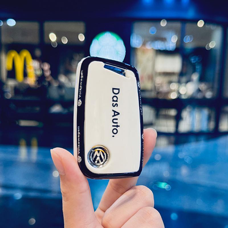 Fashion TPU Car Remote Key Case Full Cover Shell Fob For Volkswagen VW Tiguan MK2 Magotan Passat B8 CC Auto Keychain Accessories RD3