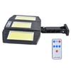 COB Solar Light Motion Sensor Remote Control Street Lamp Outdoor IP65 Waterproof Garden Wall Lamp