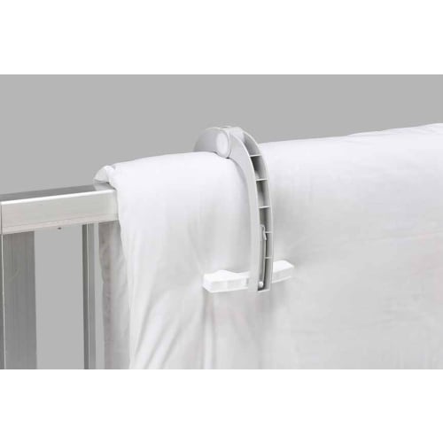 Twinmall Benutzerfreundliche Wäschetrocknungs-Futon-Zangen, Grau, 2 Klemmen, BEILU BE-09G