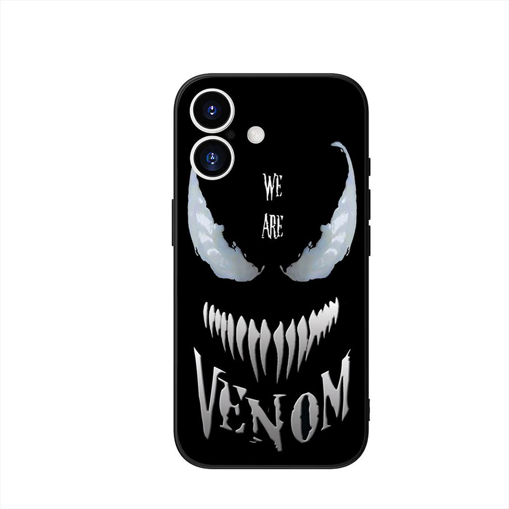 Phone Cover for Samsung Galaxy A55 A54 A25 A36 A17 A26 A35 A33 A34 A14 A37 S8 S9 S20 S21 FE S10 Plus Case Marvel Venom Casing