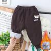 Kids' Thick Cotton Pants - Warm, Fashionable Winter Wear for Boys & Girls