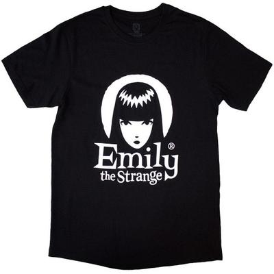 Camiseta Unisex Adulto Emily The Strange com Logo Halo