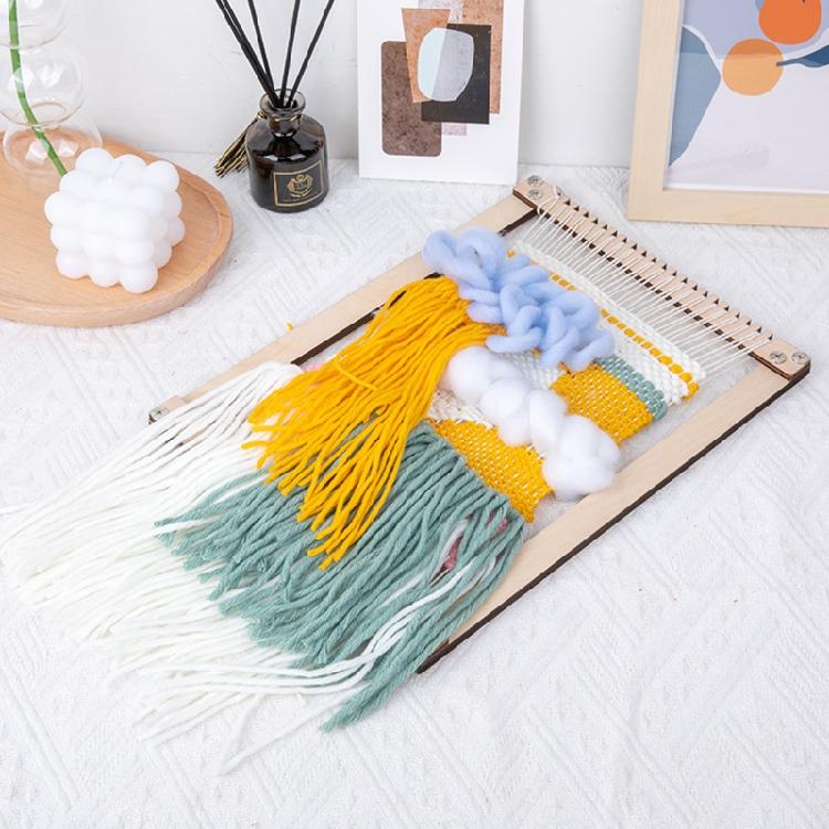 Tapestry Weaving Loom kit Crafts Weaving Loom Set Practical Hand Knitting Tools