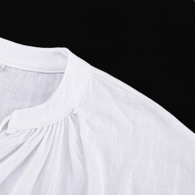 Fashion Casual Solid Loose V Neck 2 Piece Set Women France Designer Lace Up Long Sleeve Tops Female + Summer Chic High Waist  Wide Leg Short Pants