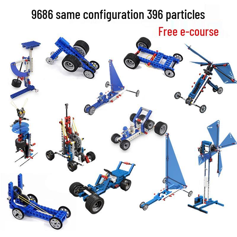 Lego-Compatible Programming Robot with Technic Building Blocks for Educational Play