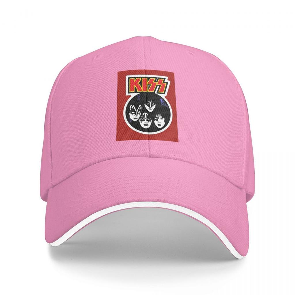 Unisex Baseball Hats Kiss Logo Band Outdoor Streetwear Summer Sports Baseball Caps Hip Hop Cap Casquette Hats