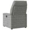 Electric Massage Chair Dark Grey Microfiber Fabric